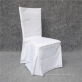 Venta al por mayor blanco boda ruffle silla cubierta (yc-858-03)